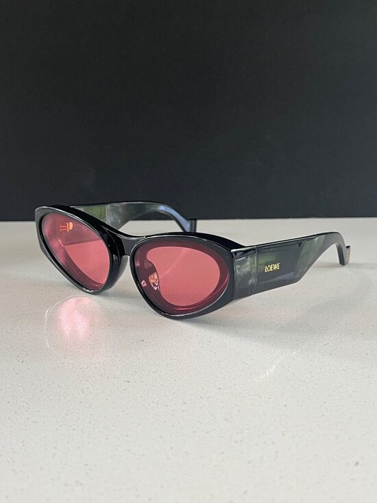 LOEWE Paula\'s Ibiza Signature cat-eye PINK LENSES sunglasses main image 7